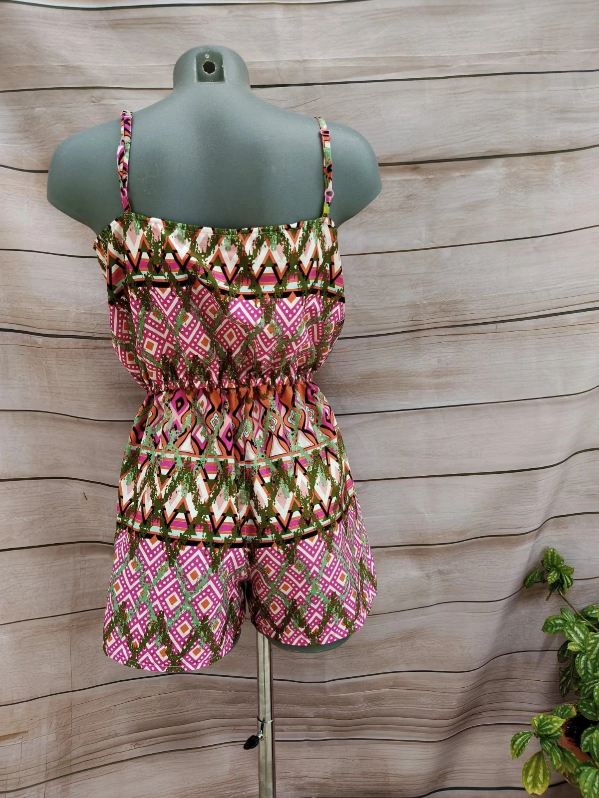 Ethnic print sequin short jumpsuit – Size S (36/38) 💜 – photo 5